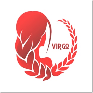 Vibrant Zodiac Virgo Posters and Art